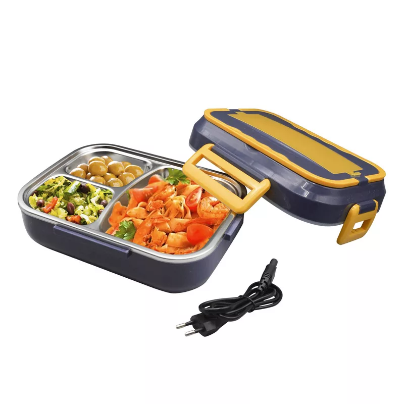 ظرف غذای برقی مدل GS-M-DFH-238598 به همراه قاشق و چنگال