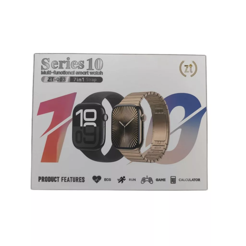 ساعت هوشمند 2.30 اینچی مدل ZT-003 Series 10 با بند سیلیکونی و فلزی