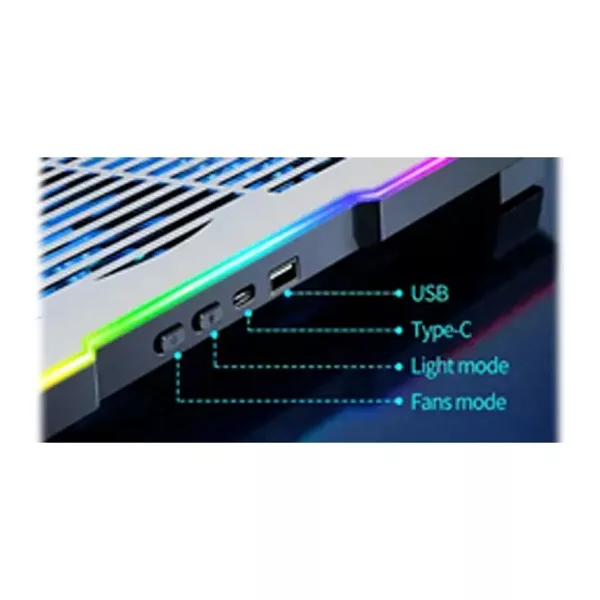 پایه خنک کننده  لپ تاپ کول کلد مدل K42