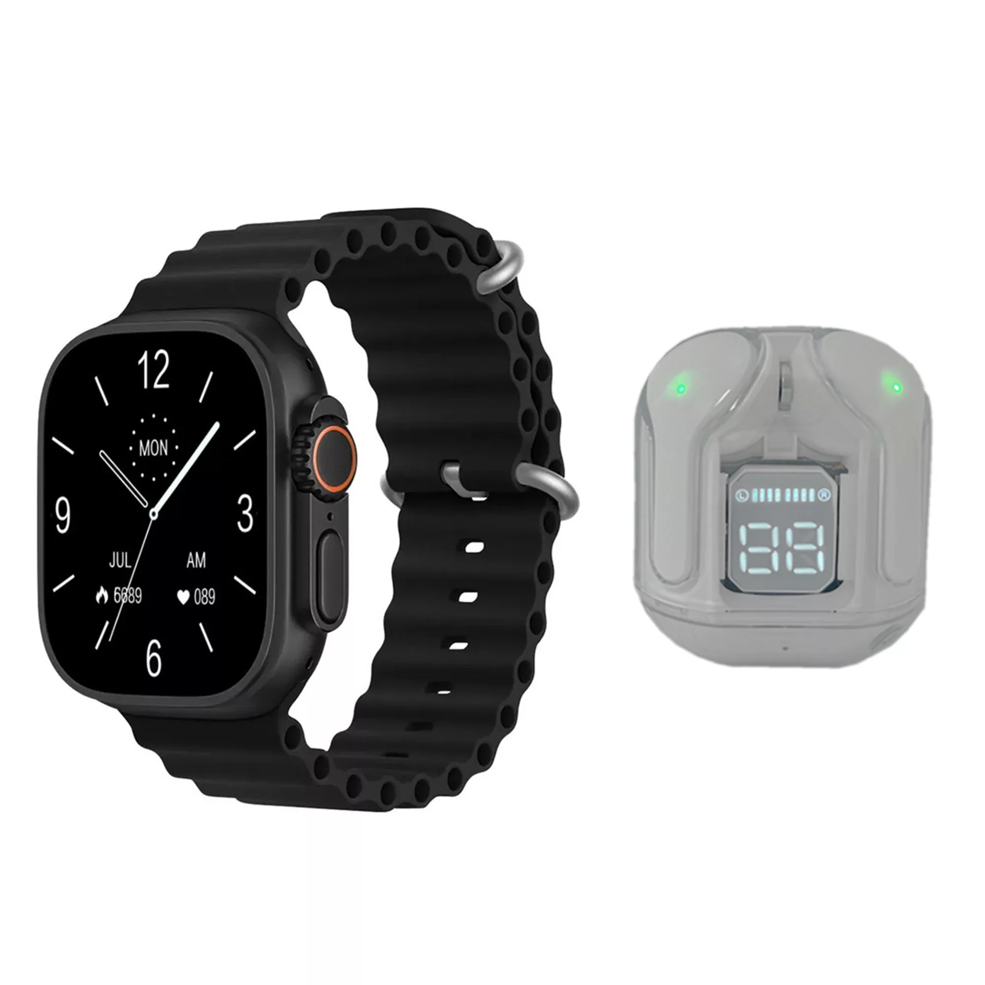 ساعت هوشمند ویسمی مدل WS-X19 Ultra 3 به همراه هدفون