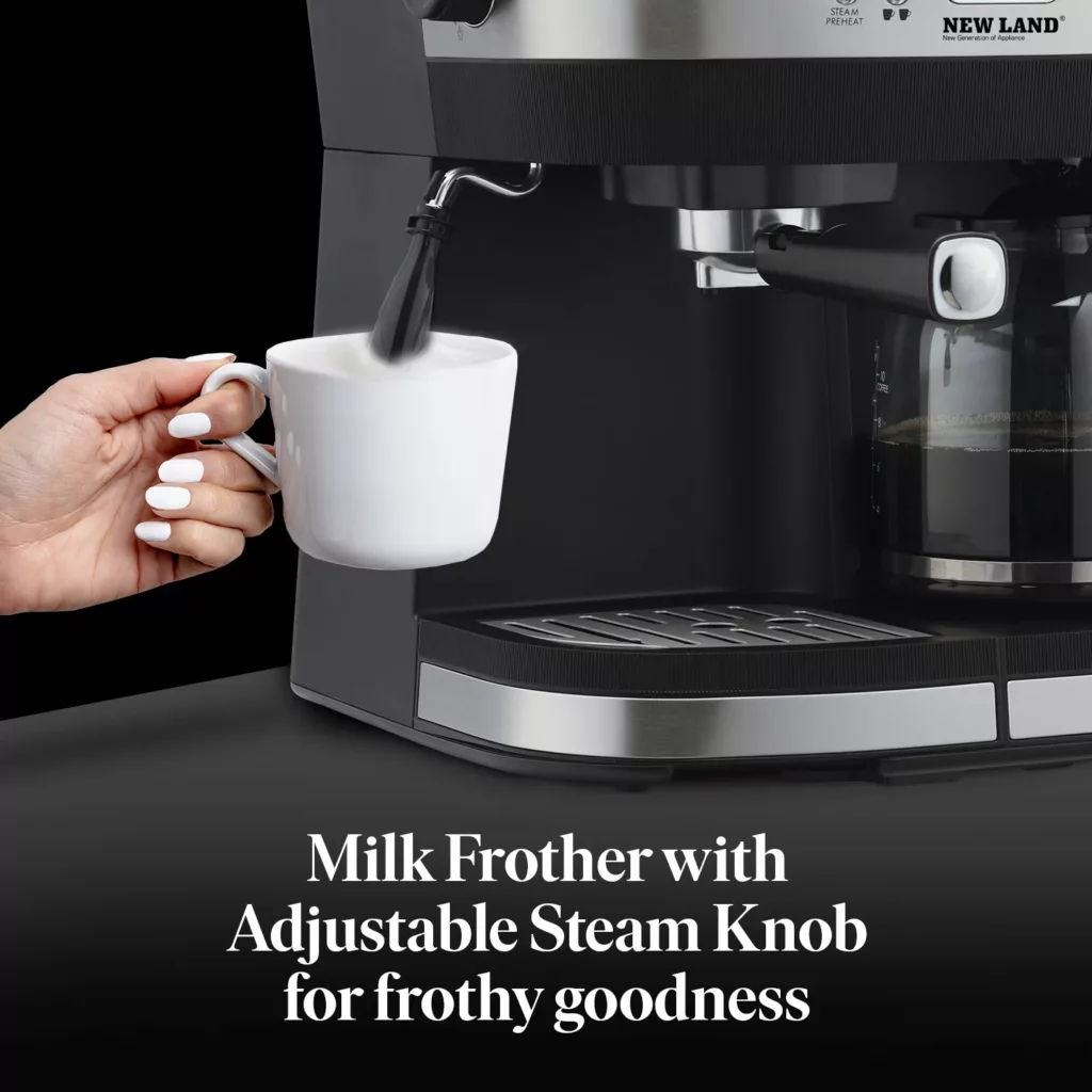 اسپرسو ساز 1000 میلی‌لیتر نیولند مدل NL-2740BS