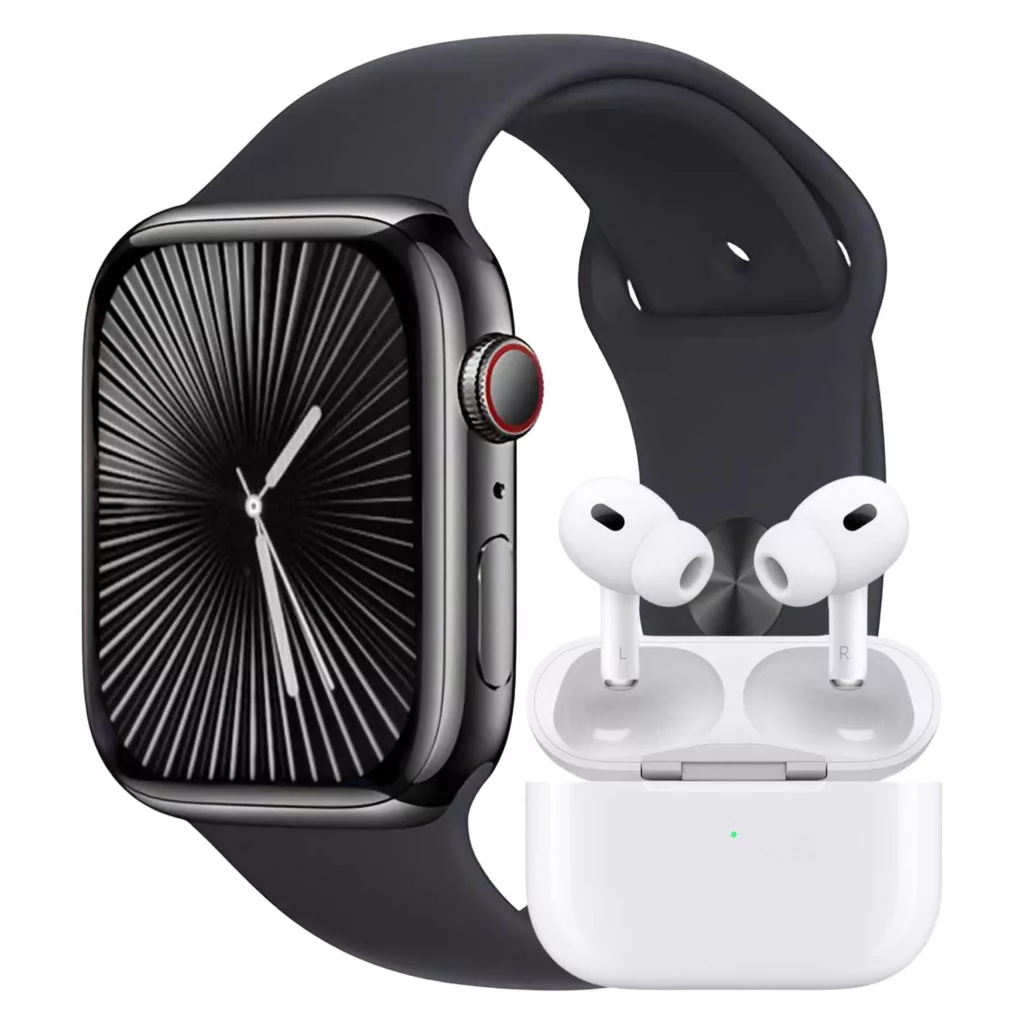 ساعت هوشمند ورنا مدل W46 MAX به همراه هدفون