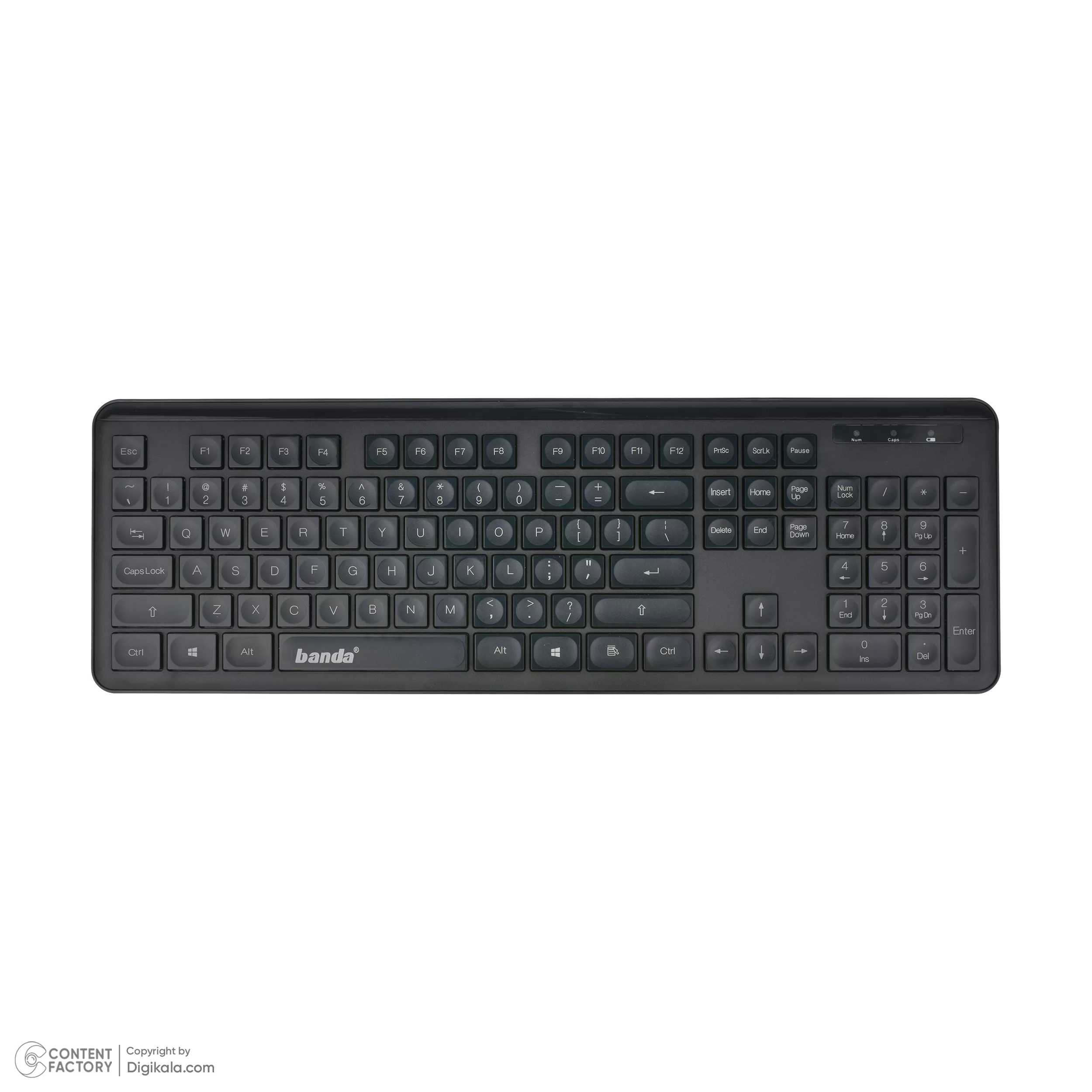 کیبورد و ماوس بی‌سیم باندا مدل C400