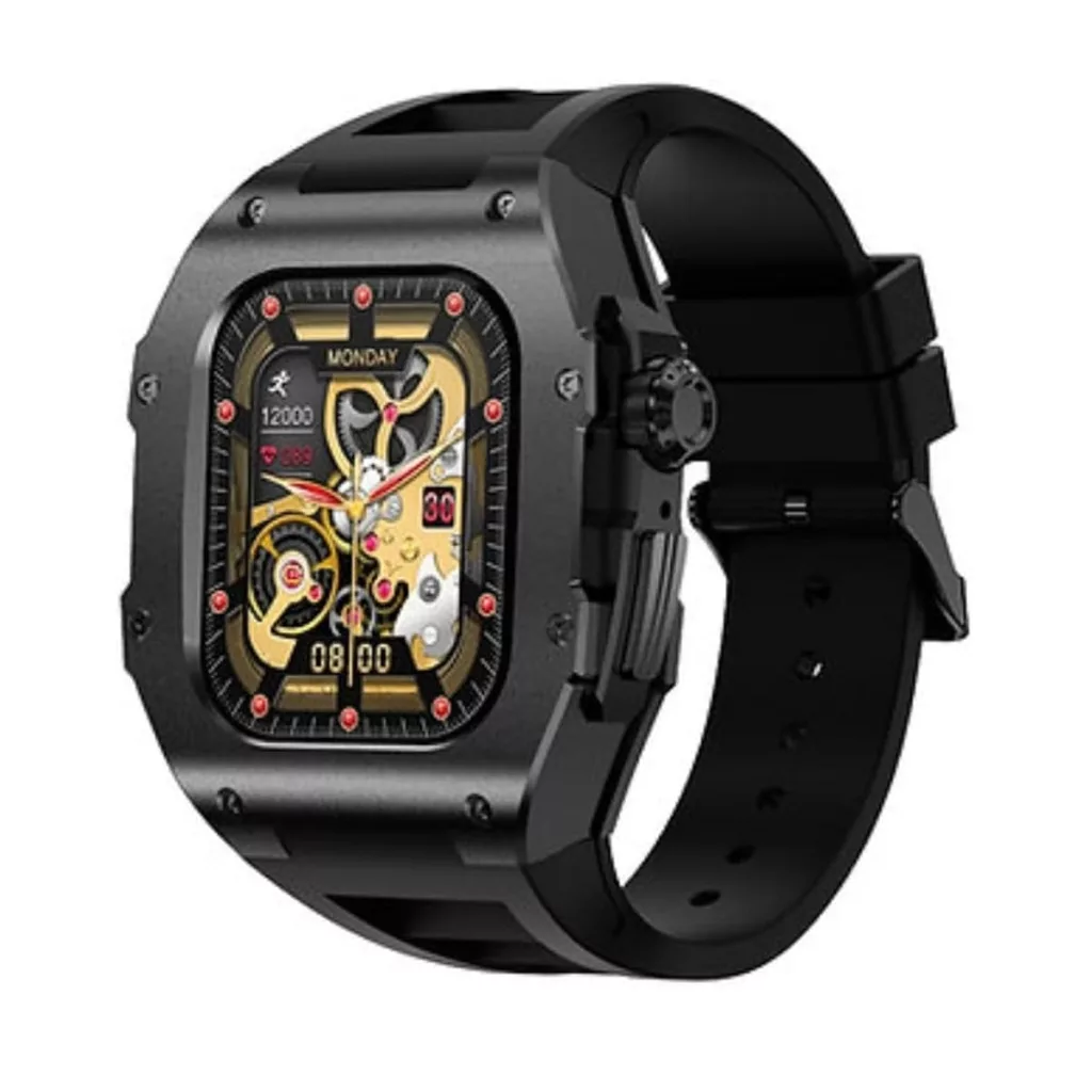 ساعت هوشمند هاینو تکو مدل EL PURE M BASS 11 RICHRD دارای قابلیت های صفحه نمایش رنگی، صفحه نمایش لمسی، قابلیت مکالمه از طریق بلوتوث بند سیلیکون