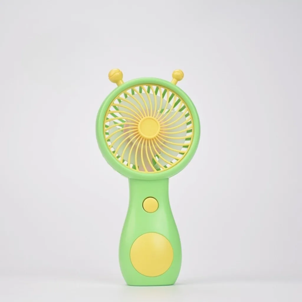 پنکه دستی شارژی مدل CoolMate طرح فانتزی کد SL6602 ظرفیت 400 میلی آمپر ساعت