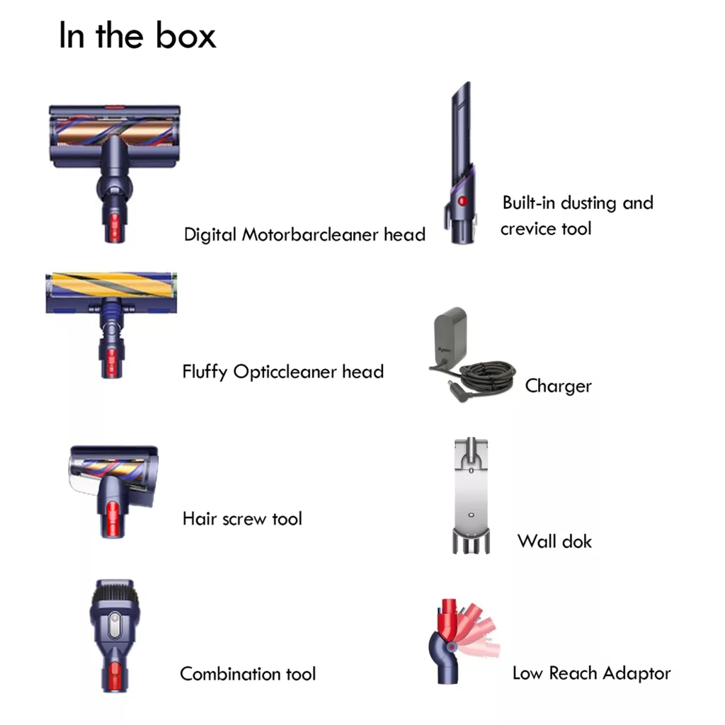 جارو شارژی عصایی دایسون مدل Gen5 detect