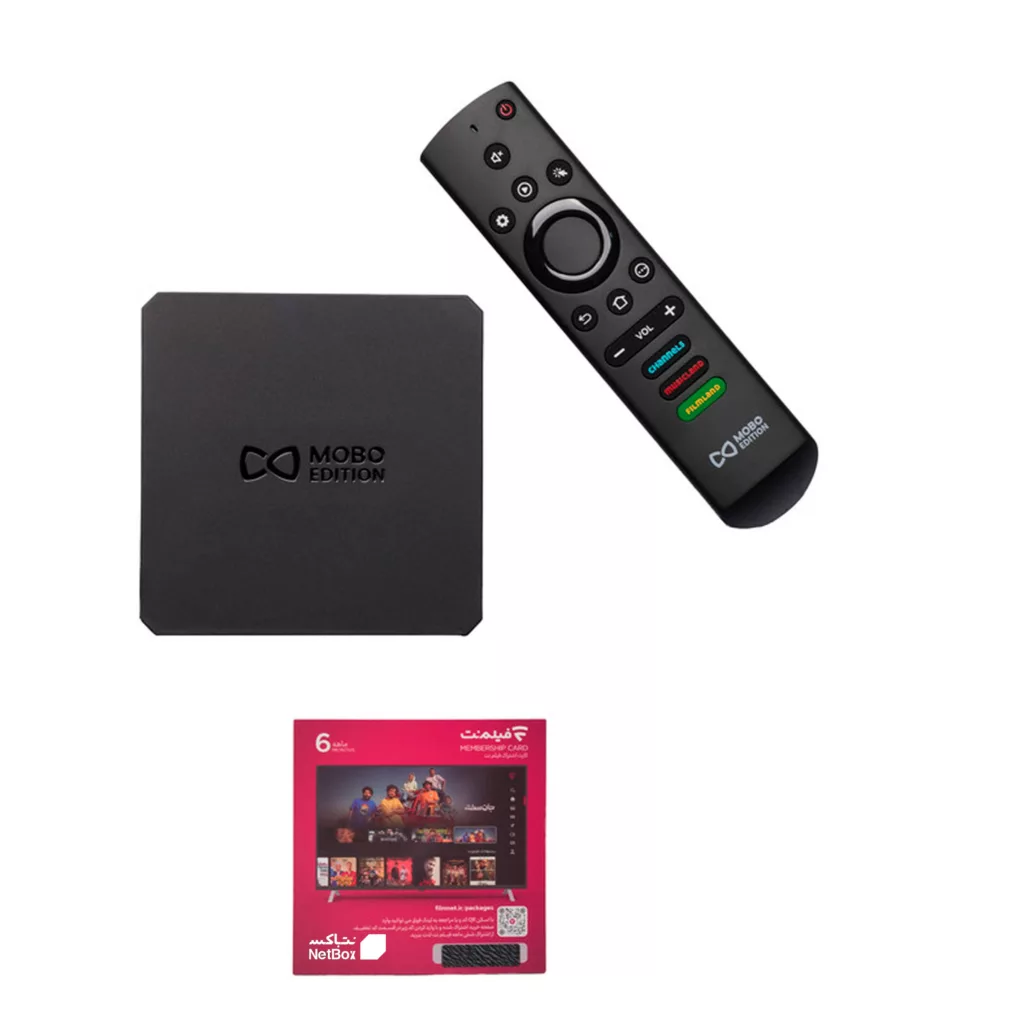 اندروید باکس نت باکس مدل موبو ادیشن به همراه ۶ ماه اشتراک رایگان فیلمنت