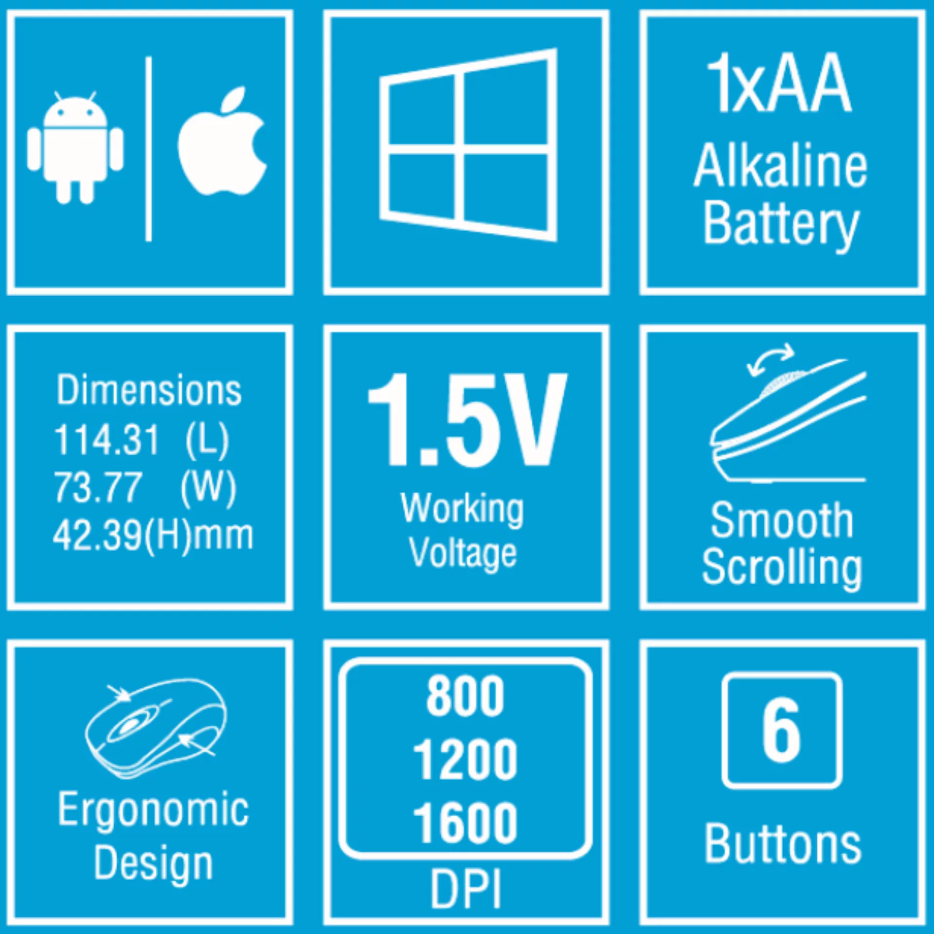 ماوس بی سیم بیاند مدل BM-1730 RF