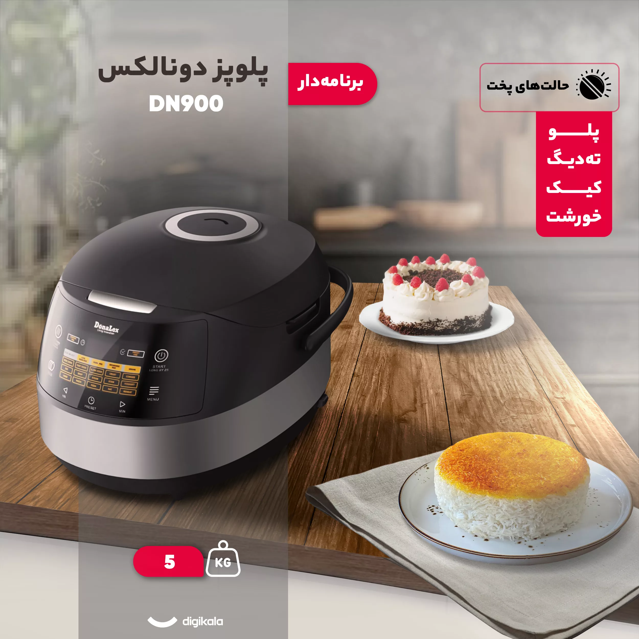 پلوپز 4 نفره دونالکس مدل DN900