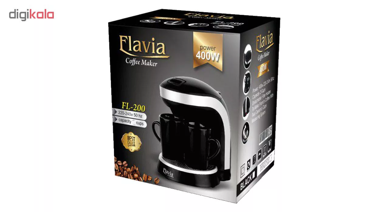 قهوهساز فلاویا مدل FL-200W