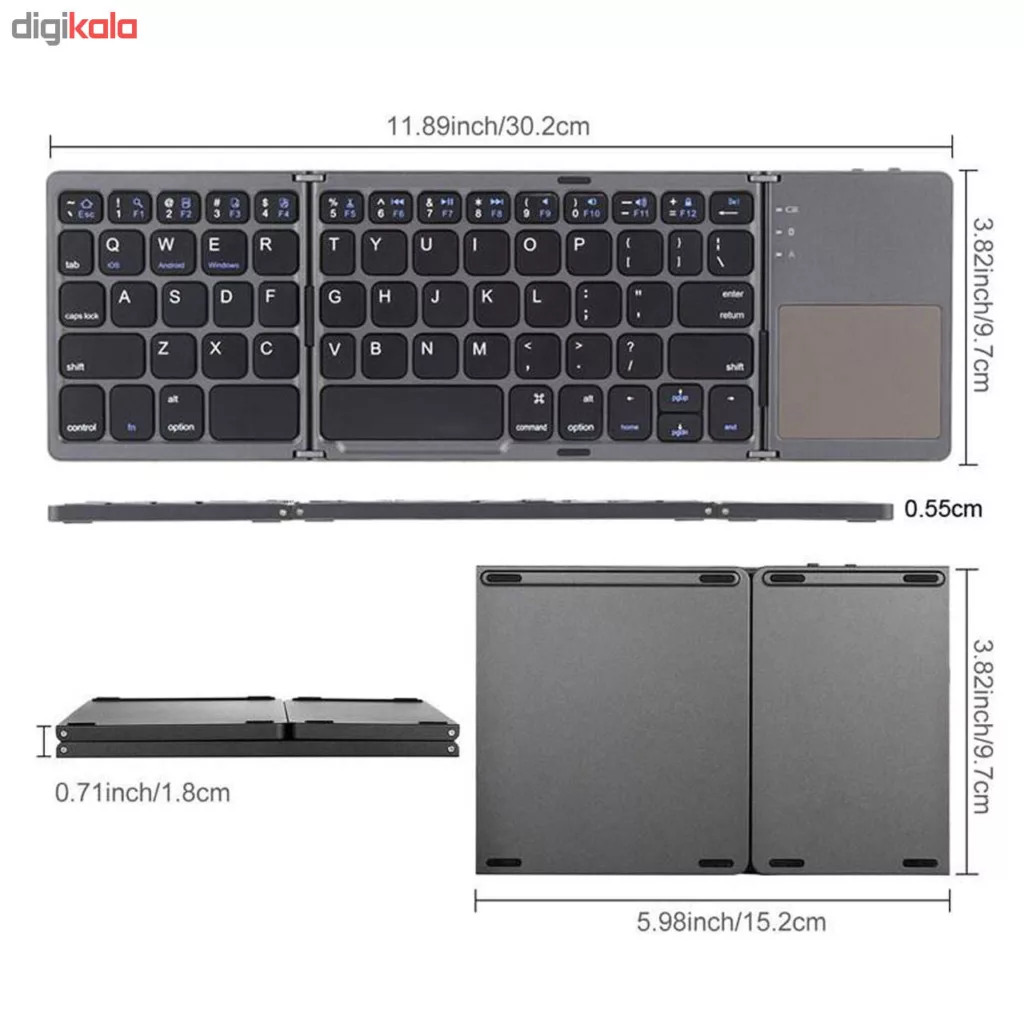 کیبورد بی سیم مدل B033