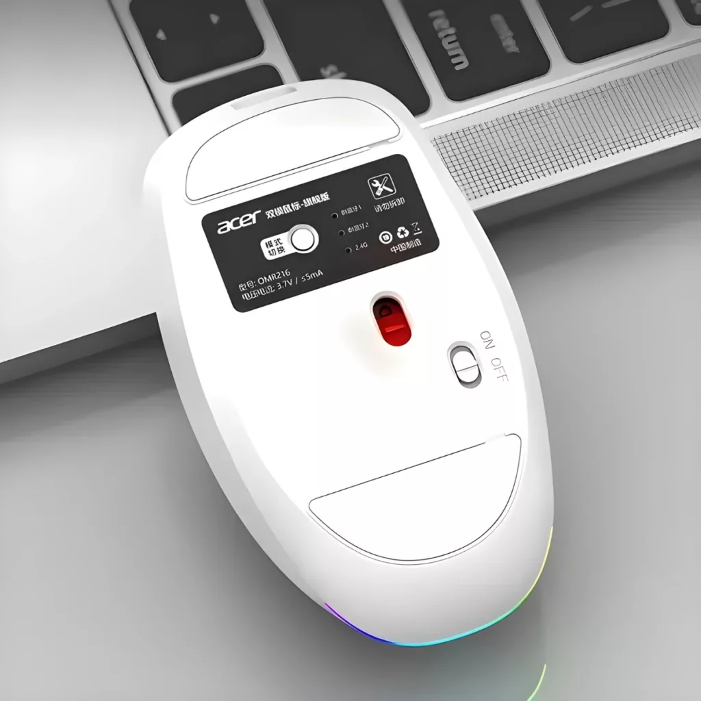 ماوس بی سیم ایسر مدل Acer OMR216 Bluetooth Dongle Dual Mode RGB