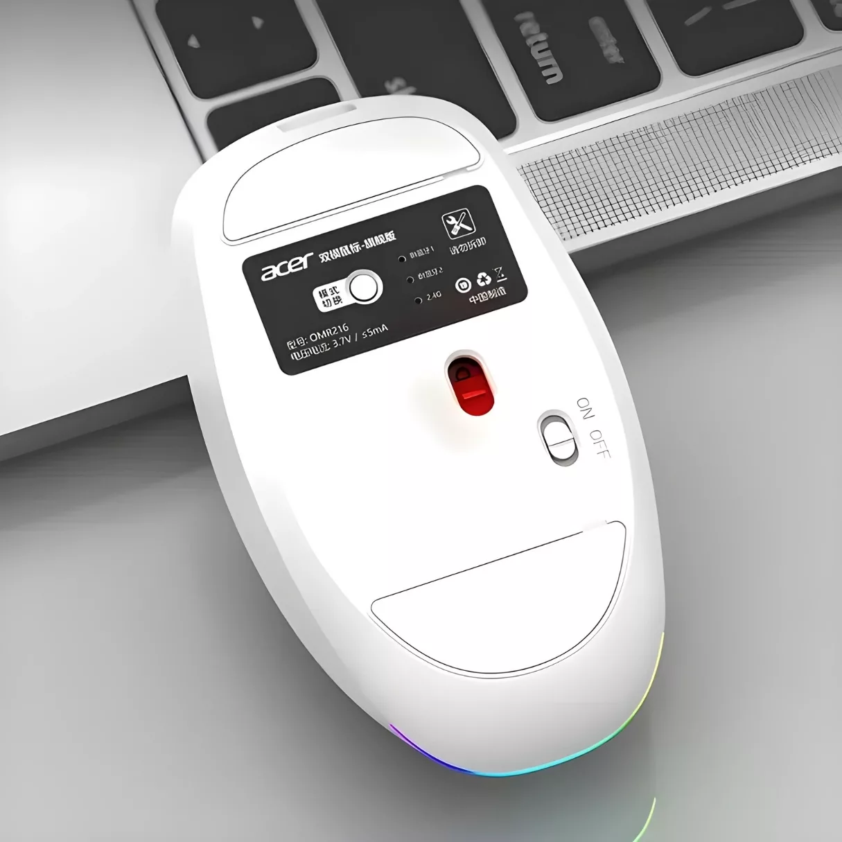 ماوس بی سیم ایسر مدل Acer OMR216 Bluetooth Dongle Dual Mode RGB