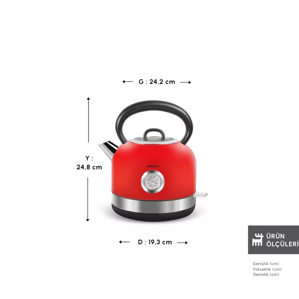 کتری برقی کاراجا مدل Retro 2202 گنجایش 1.7 لیتر