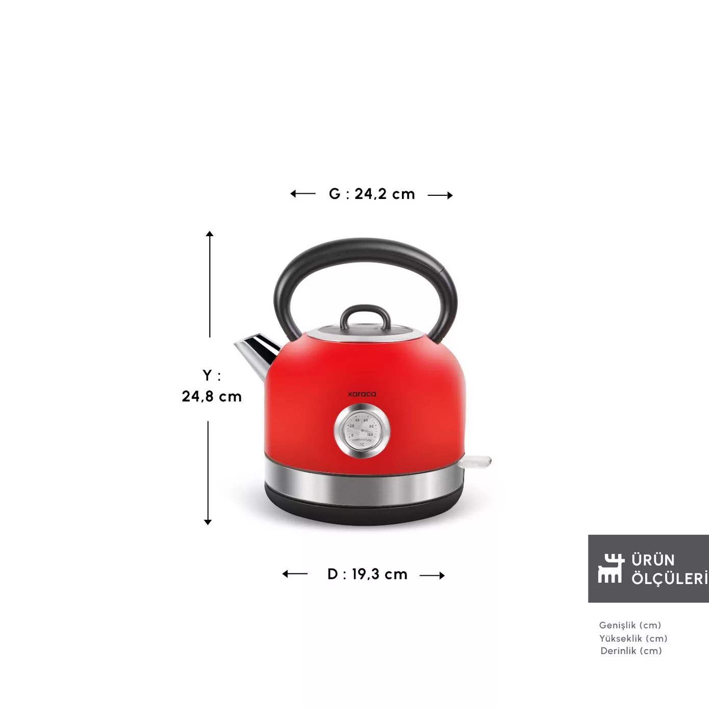 کتری برقی کاراجا مدل Retro 2202 گنجایش 1.7 لیتر