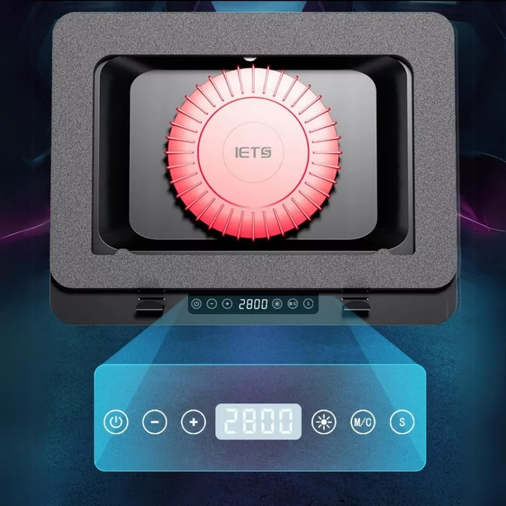 پایه خنک کننده لپ تاپ آی ایی تی اس مدل IETS GT600 Pressure wind Dust Proof RGB USB Lingshen Version (GT626)