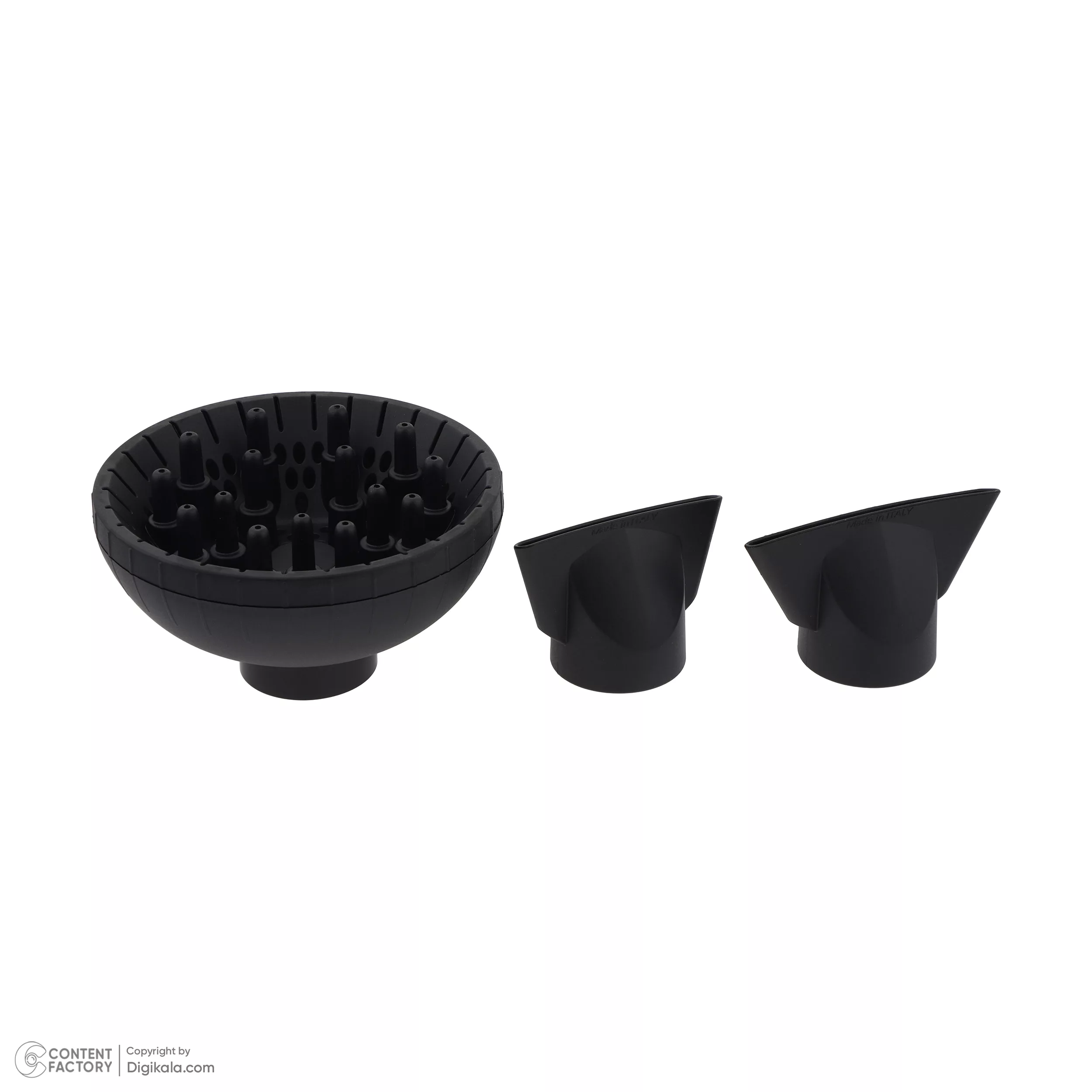 سشوار حرفه‌ای بابیلیس مدل 6710DE، موتور AC با توان مصرفی 1100 وات، دارای قابلیت تعویض سری، باد سرد، دارای حلقه آویختن، با حالت صاف‌کننده، حجم‌دهنده و فرکننده، وزن 500 گرم، تنظیم حرارت 3 حالته و کنترل سرعت 2 حالته، به همراه 2 سری متمرکزکننده