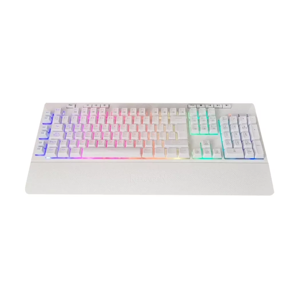 کیبورد گیمینگ ردراگون مدل Shiva K512W، سوییچ ممبران، Full-Size، نورپردازی RGB