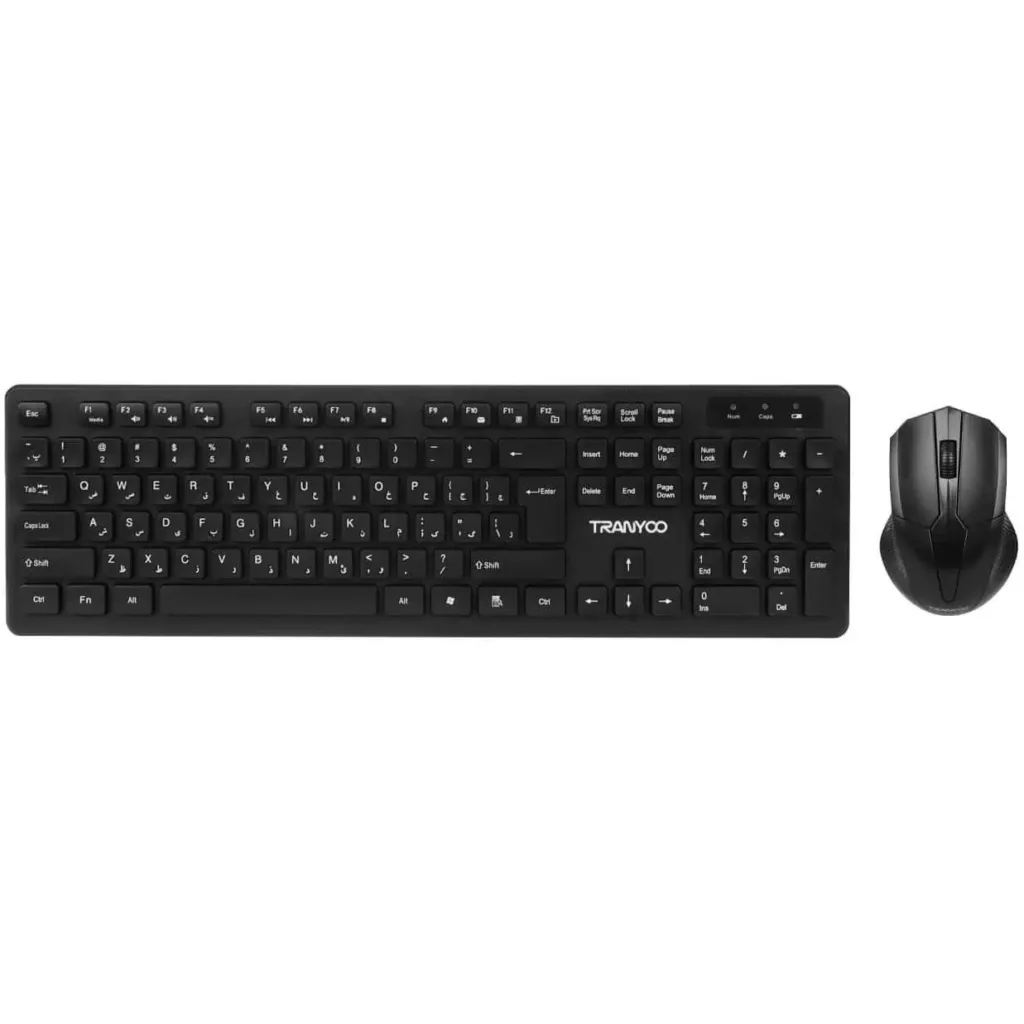 موس و کیبورد وایرلس ترانیو مدل KM1022W