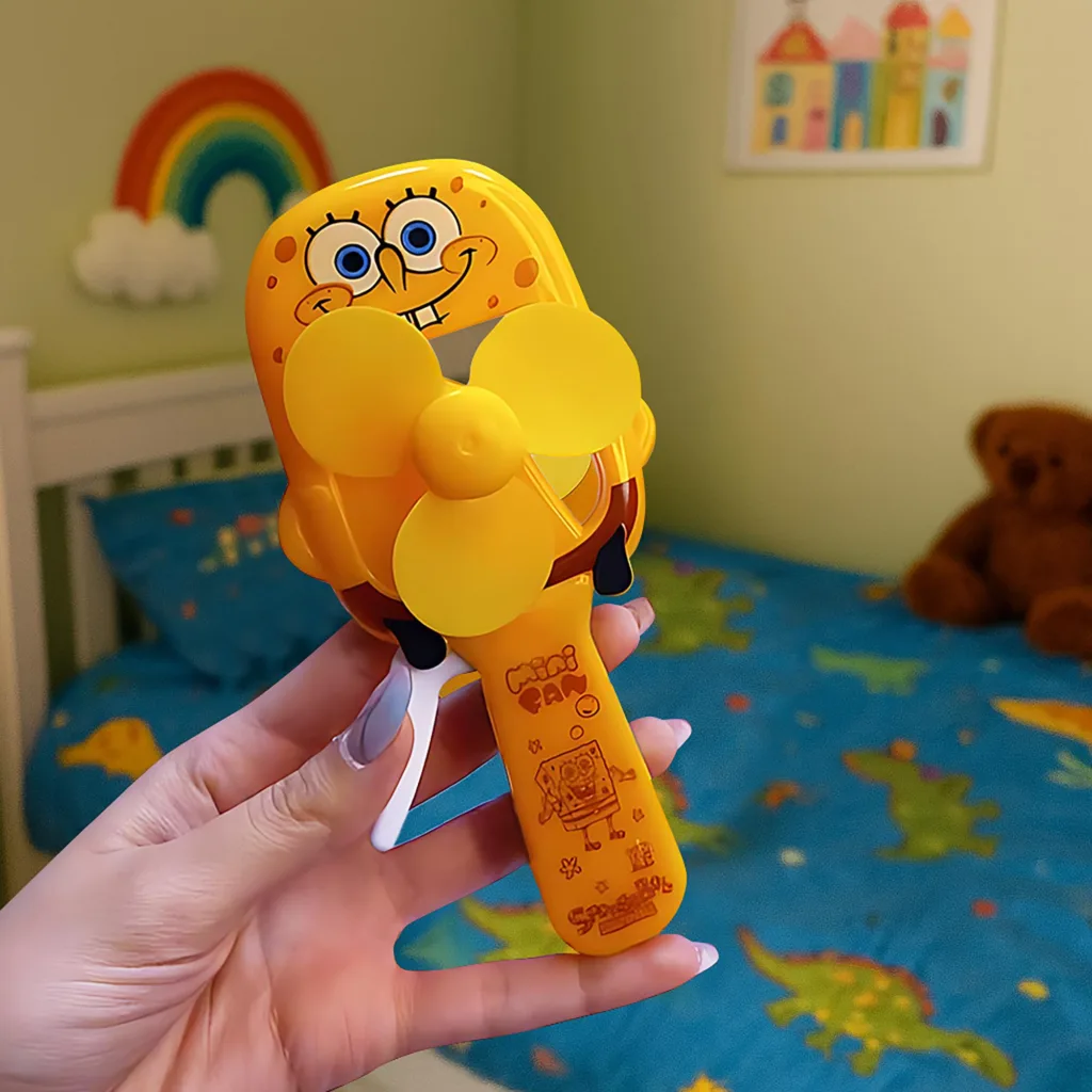 پنکه دستی مدل باب اسفنجی