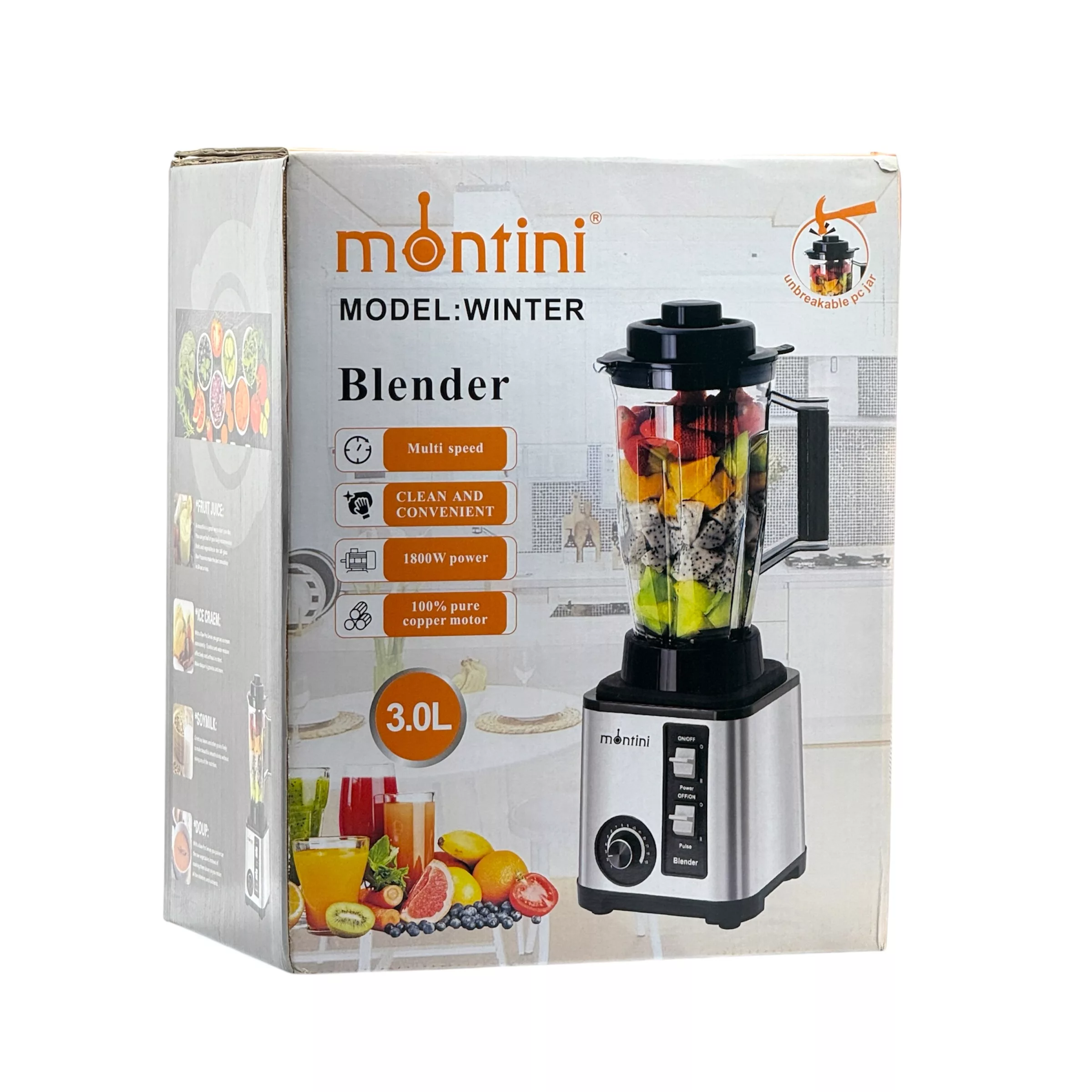 مخلوط کن 3 لیتری مونتینی مدل WINTER