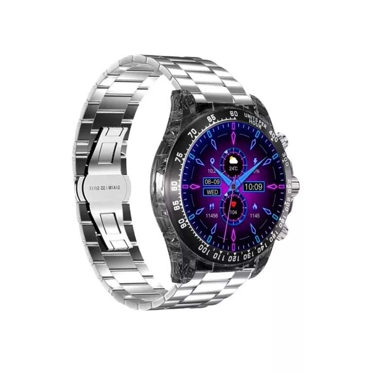 ساعت هوشمند 1.43 اینچی پرودو مدل RAYTONA با بند فلزی و سیلیکونی