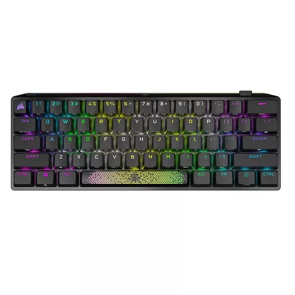 کیبورد بی سیم مخصوص بازی کورسیر مدل K70 PRO MINI RGB WIRELESS