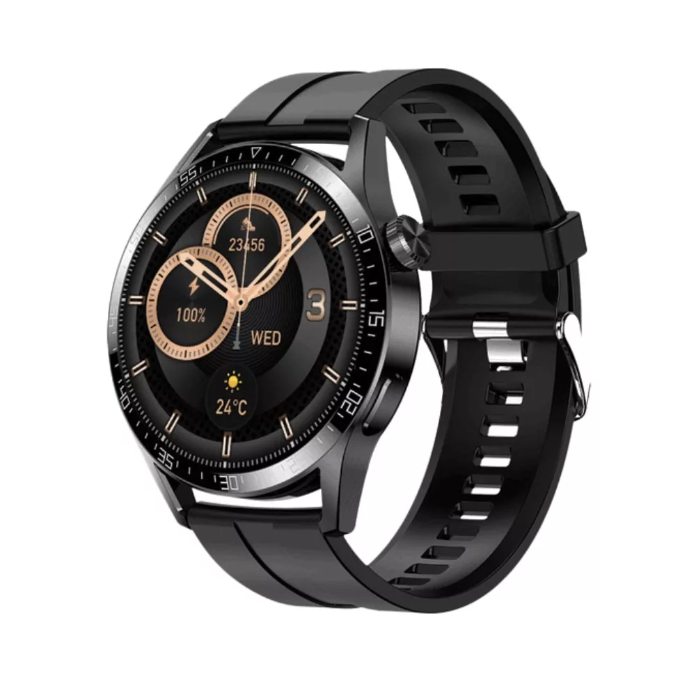 ساعت مچی هوشمند 1.53 اینچ لومینکس مدل SK37 با بند سیلیکونی و فلزی و چرمی