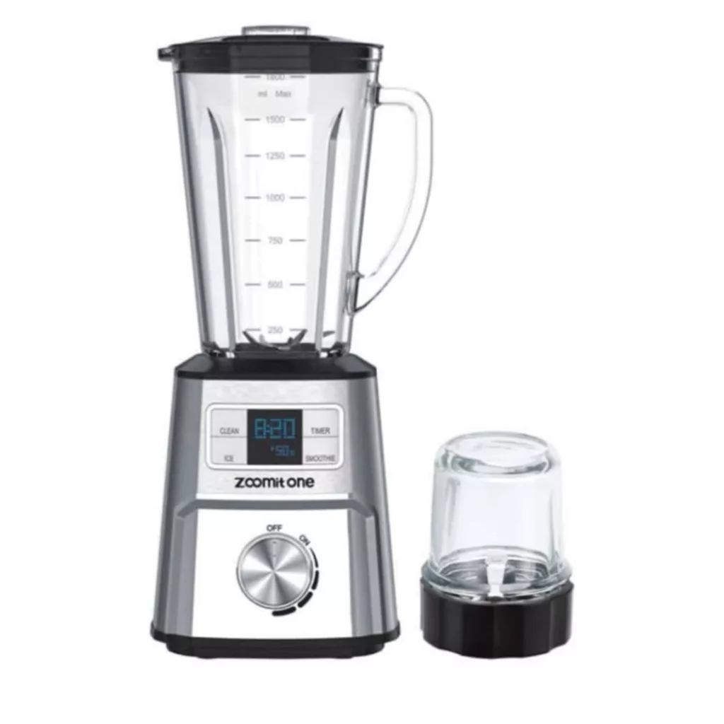 مخلوط کن و آسیاب کن 1.5 لیتر لیتری زومیت وان مدل استیل