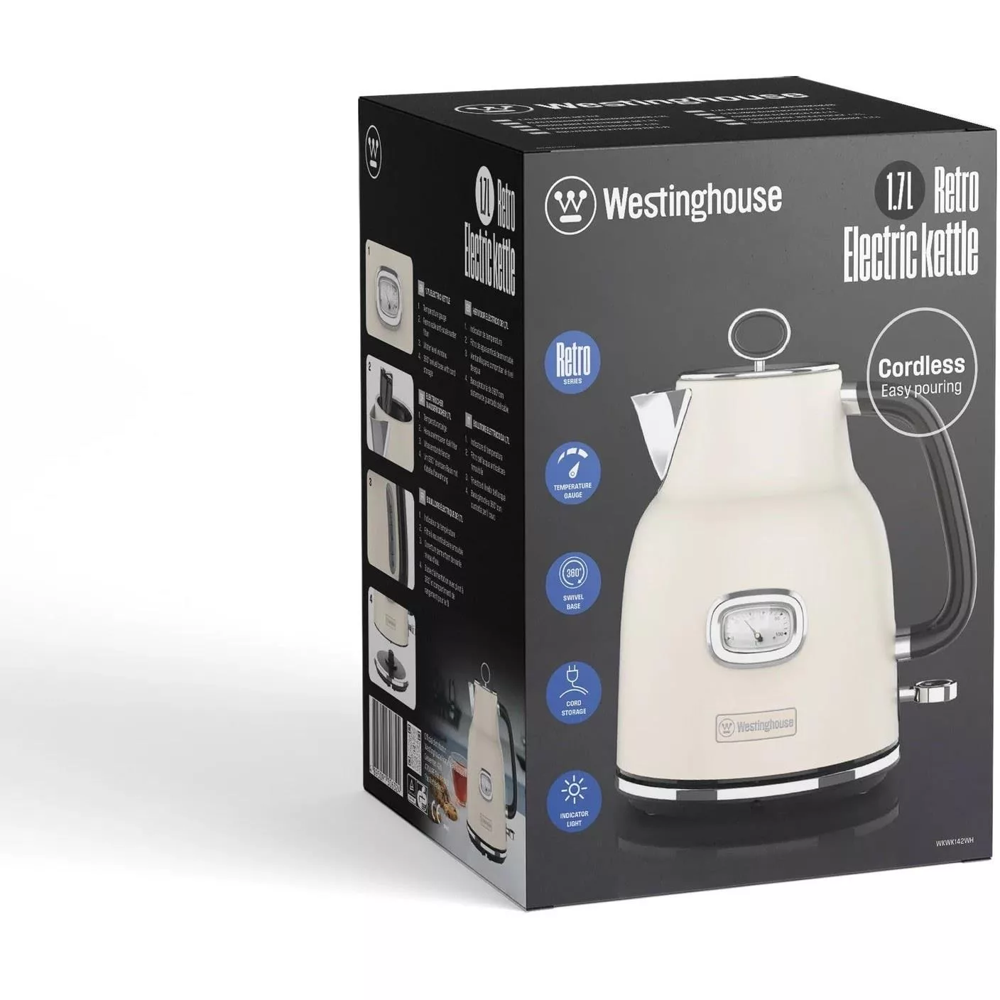 کتری برقی وستینگهاوس مدل WKWK142RD حجم 1.7 لیتر