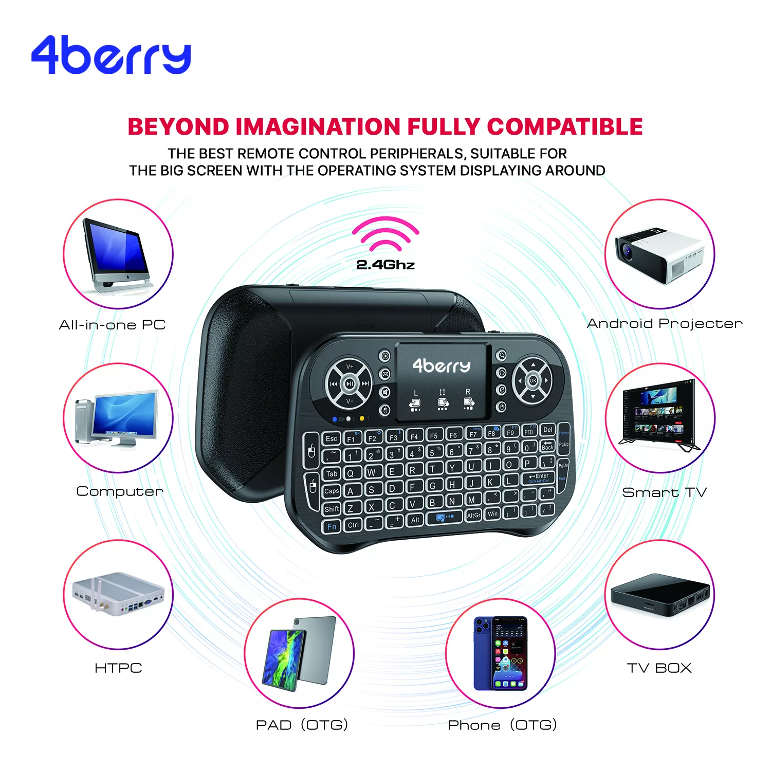 مینی کیبورد فوربری مدل BMT-01