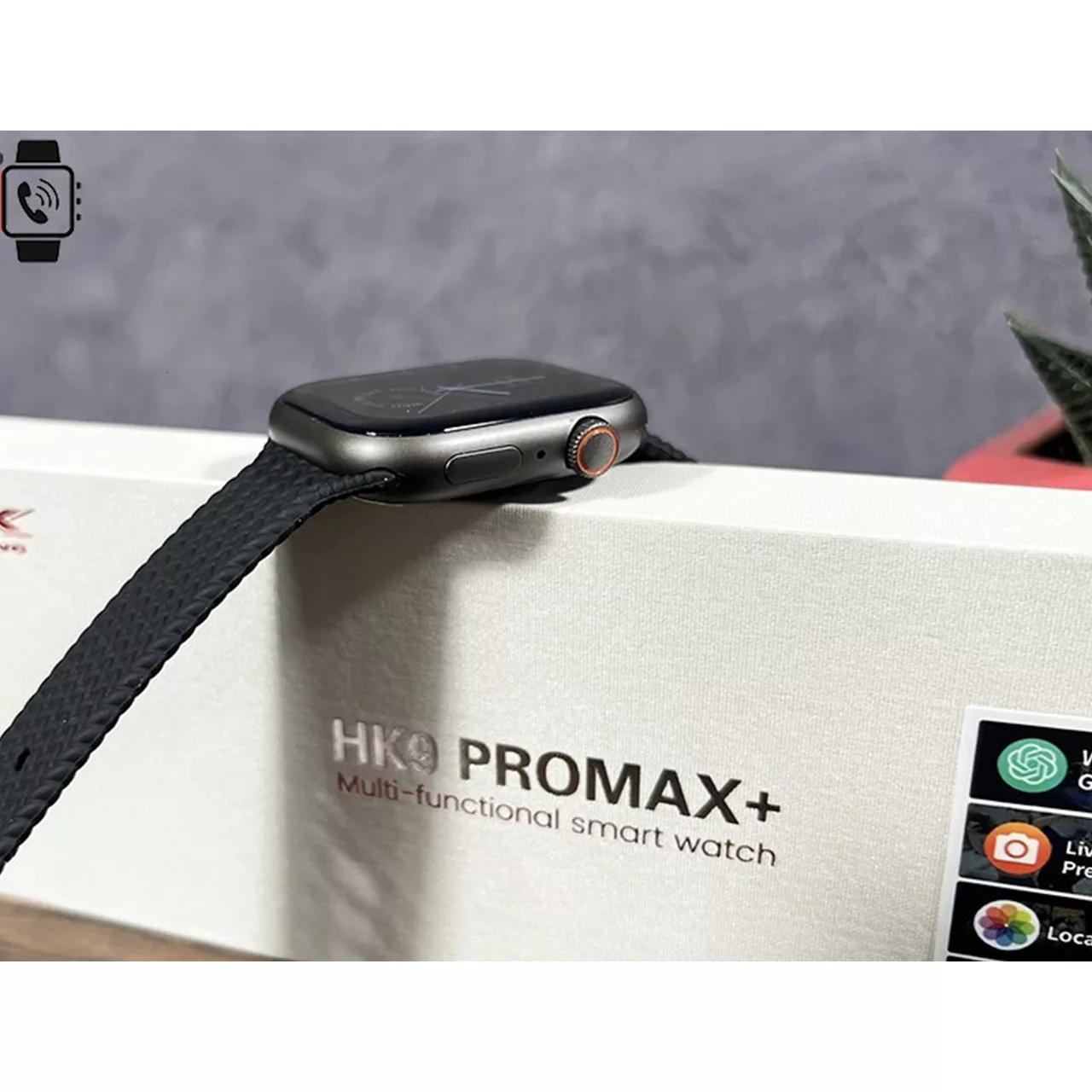 ساعت هوشمند مدل HK9 PRO MAX PLUS دارای قابلیت های قابلیت مکالمه از طریق بلوتوث