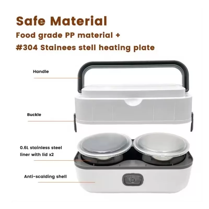 ظرف غذای برقی مدل لاریسا به همراه کیف