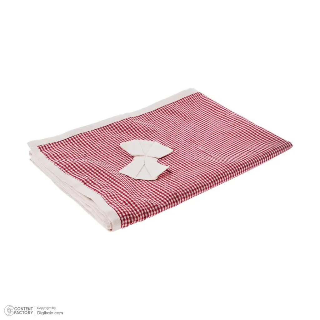 سفره 4 نفره مدل چهارخانه پارچه ای دورو سایز 90x70 سانتی متر