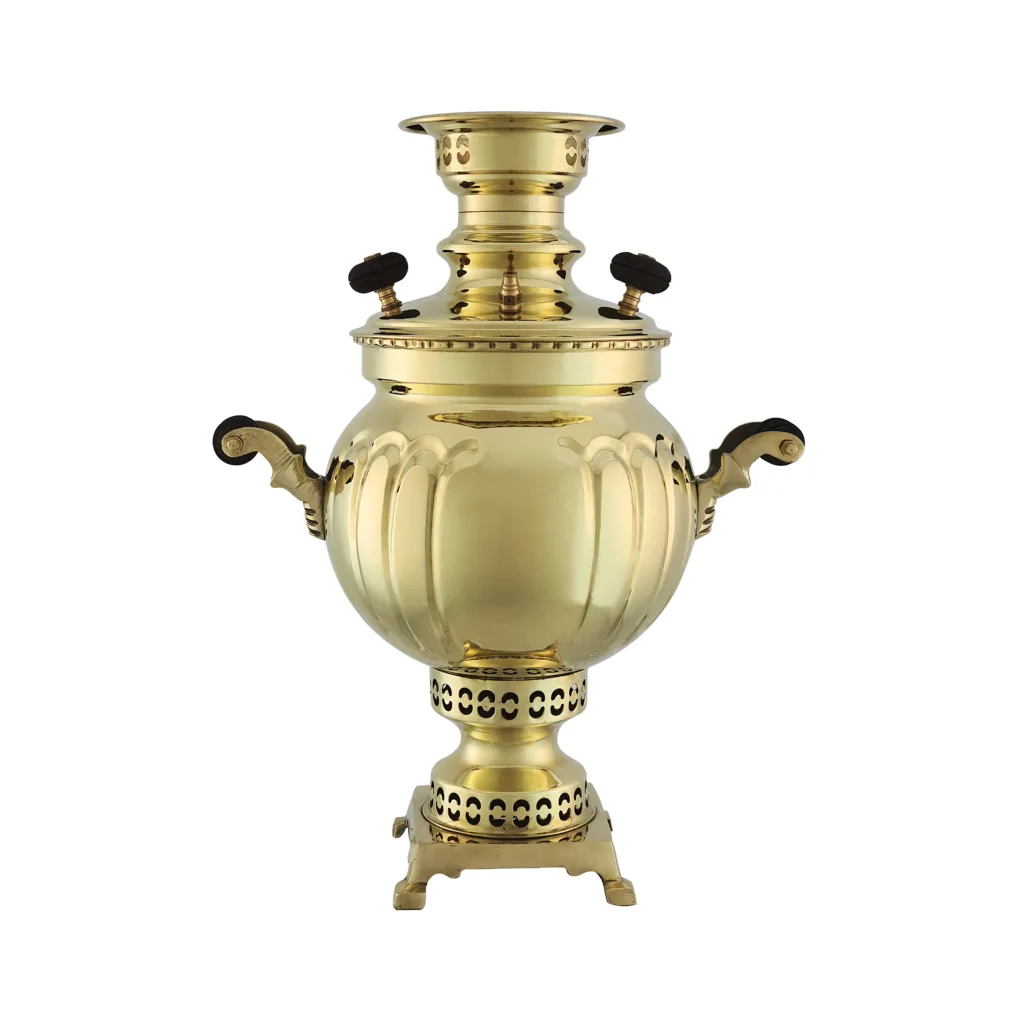 سماور زغالی عبدی مدل صدف گنجایش 3.5 لیتر