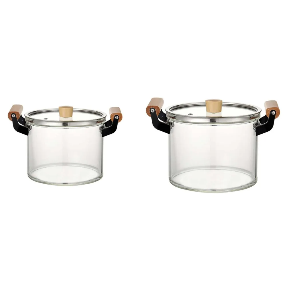 سرویس قابلمه 4 پارچه طرح شیشه ای کد NC19-NC21
