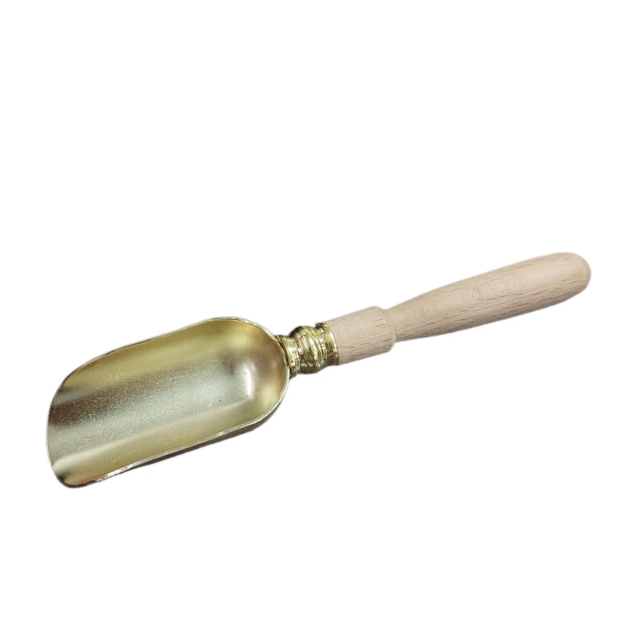 قاشق آجیل خوری مدل دسته چوبی کد 9328 قاشق آجیل خوری مدل دسته چوبی کد 9328