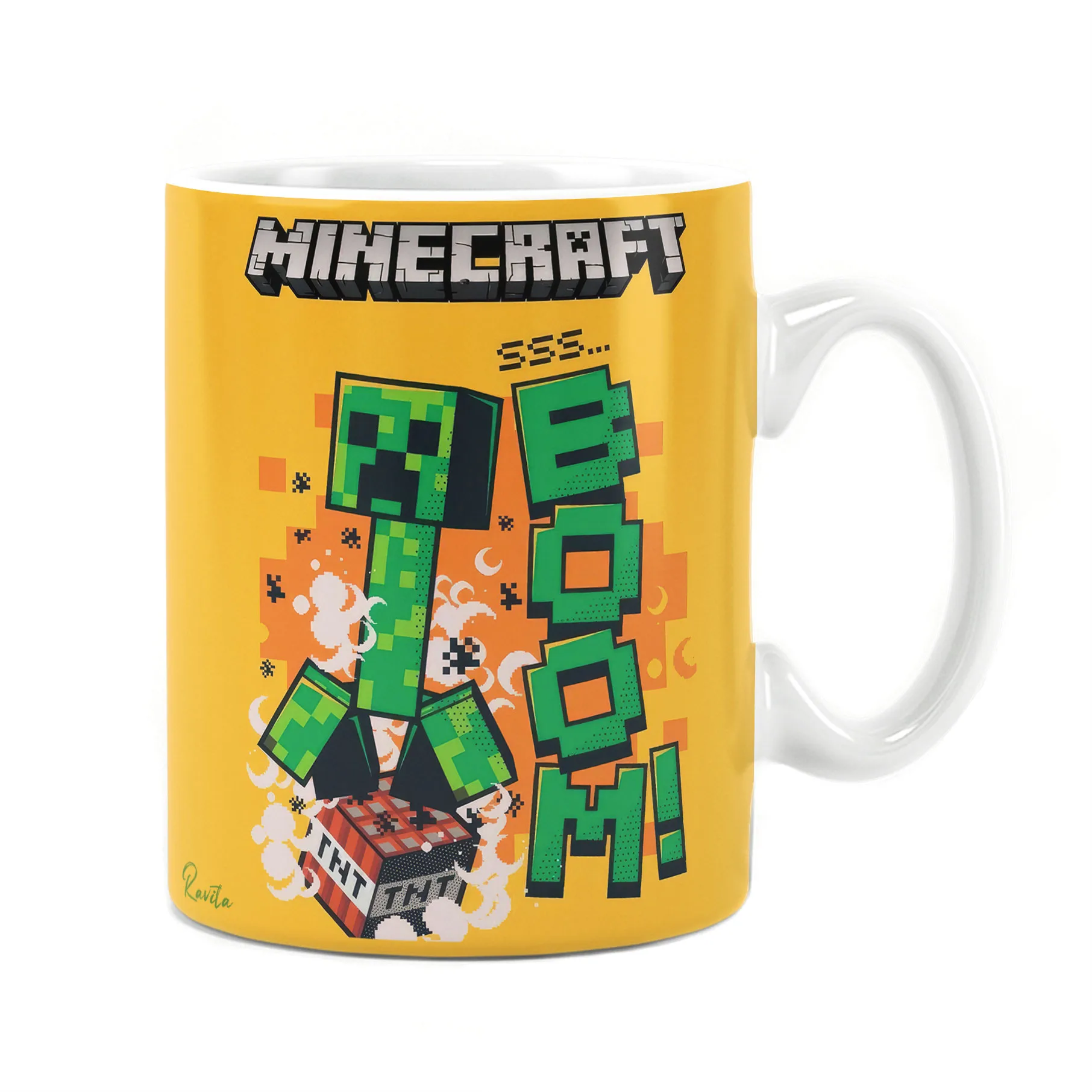 ماگ حرارتی راویتا مدل ماینکرافت کد 3653