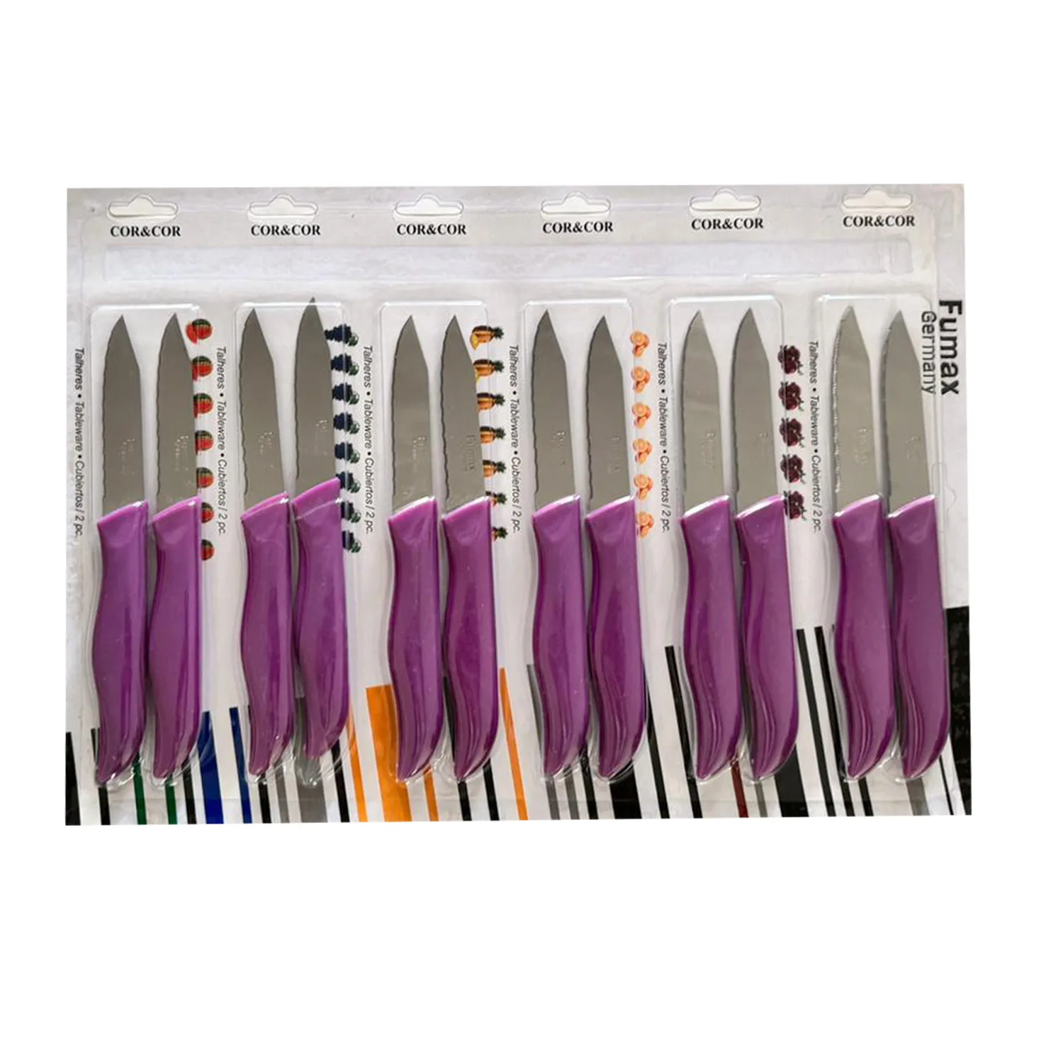 کارد میوه خوری فونیکس مدل PH-20K بسته  12 عددی