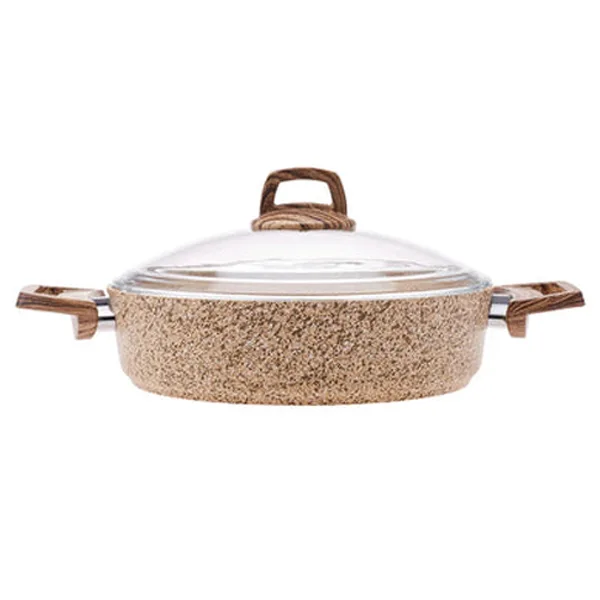 تابه کاراجا مدل Wood BioGranit سایز 26