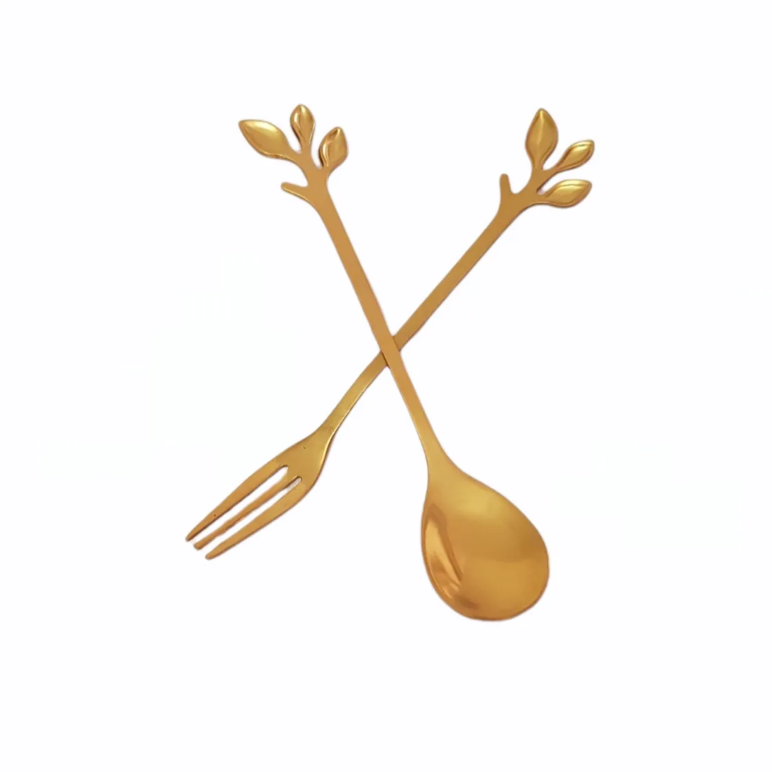ست قاشق و چنگال 2 پارچه طرح گندم ست قاشق و چنگال 2 پارچه طرح گندم