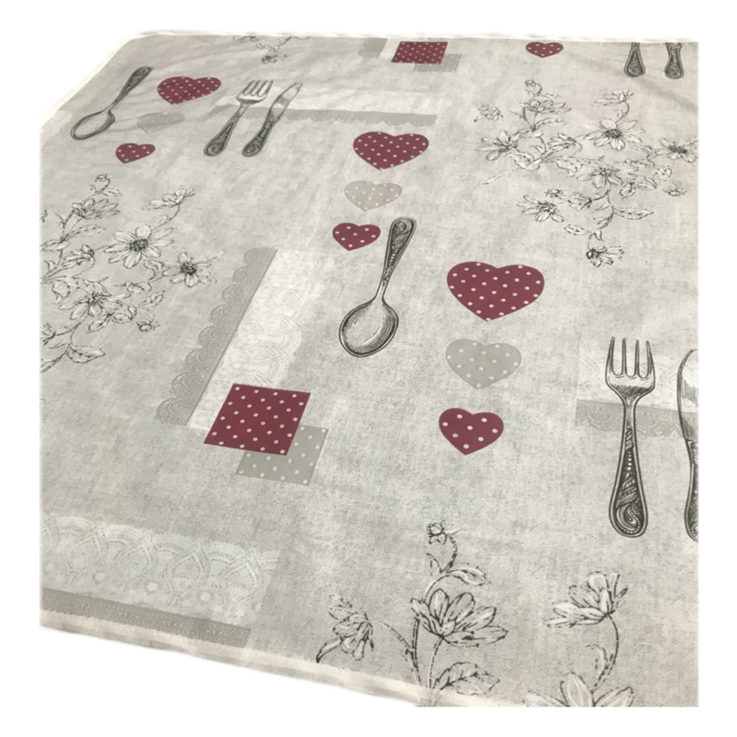 سفره 4 نفره مدل ماژستیک طرح 2 رو سایز 100×100 سانتی متر کد 04