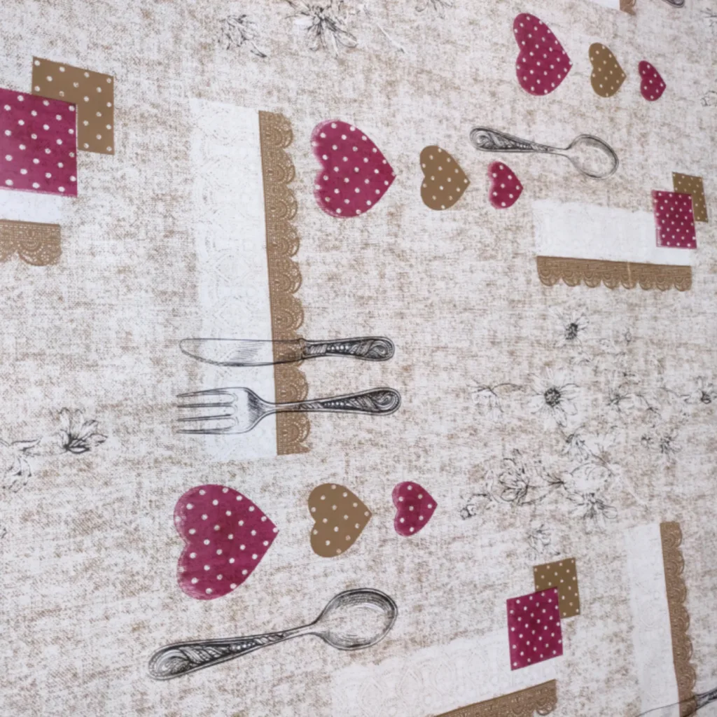 سفره 6 نفره مدل دو رو فانتزی کد 02