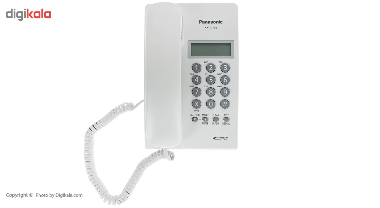 تلفن با سیم پاناسونیک مدل KX-T7703X