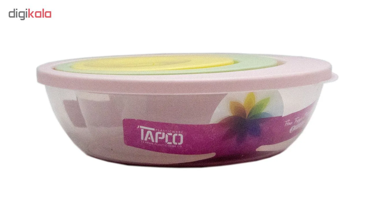 ظرف نگهدارنده تاپکو مدل فلورا کد A1051 مجموعه 3 عددی