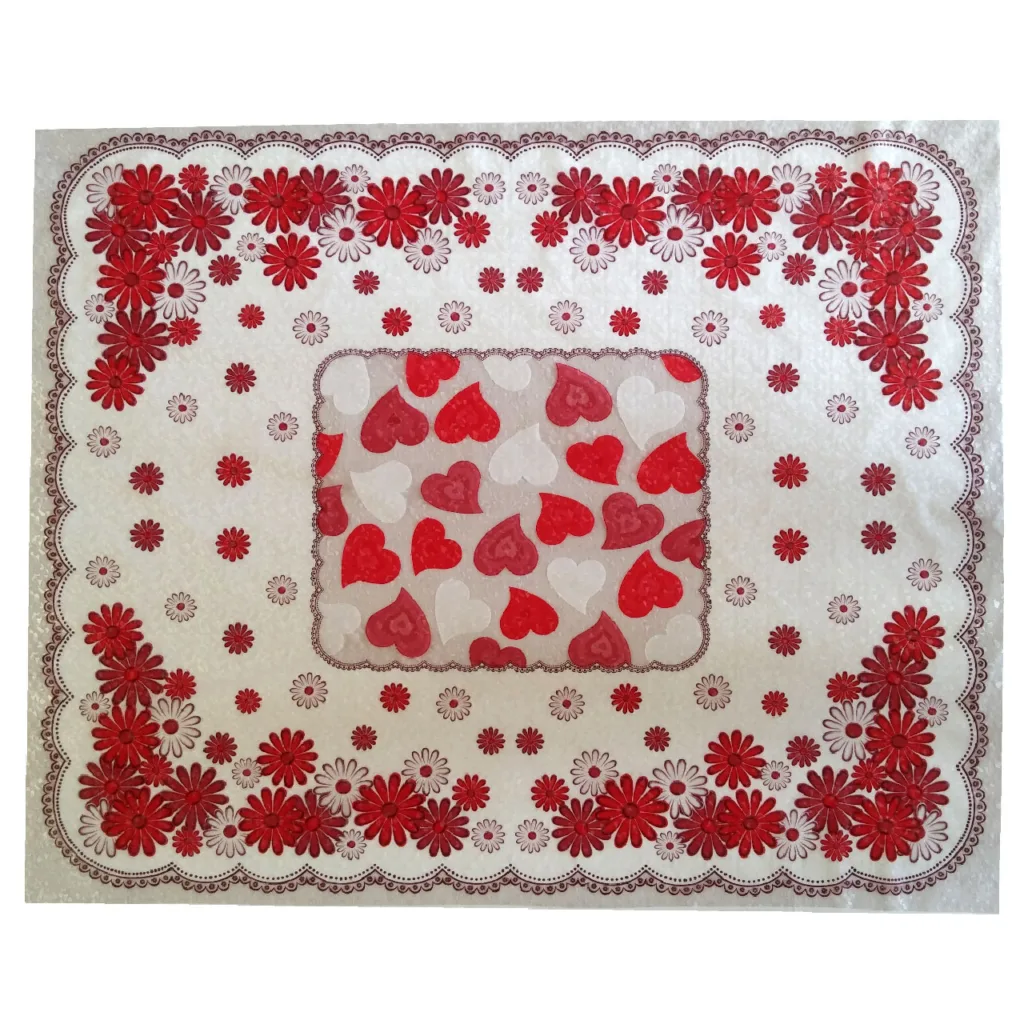 سفره 6 نفره طرح میخک