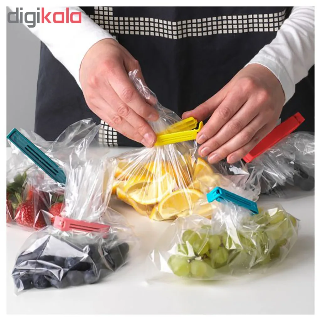 گیره کیسه مدل BEVARA کد 1108 مجموعه 30 عددی