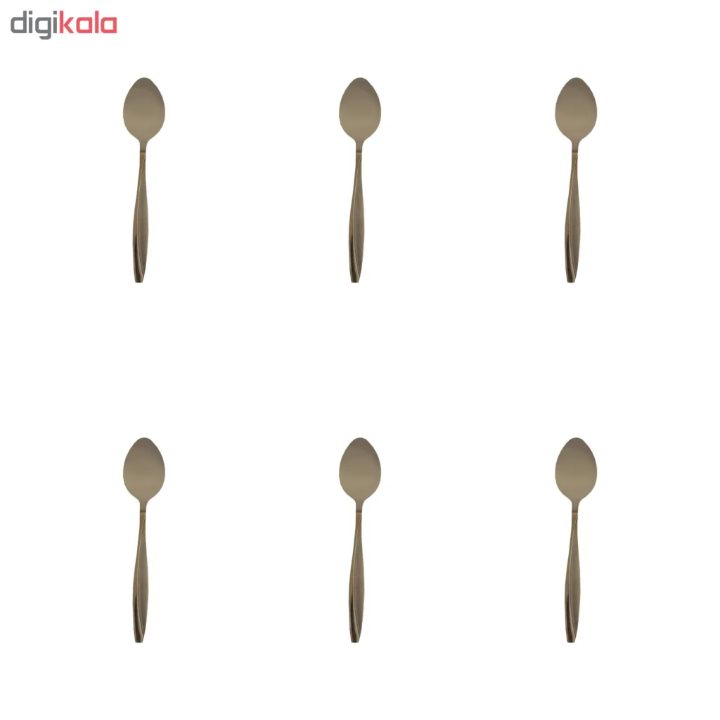 قاشق چای خوری مدل FGT بسته 6 عددی
