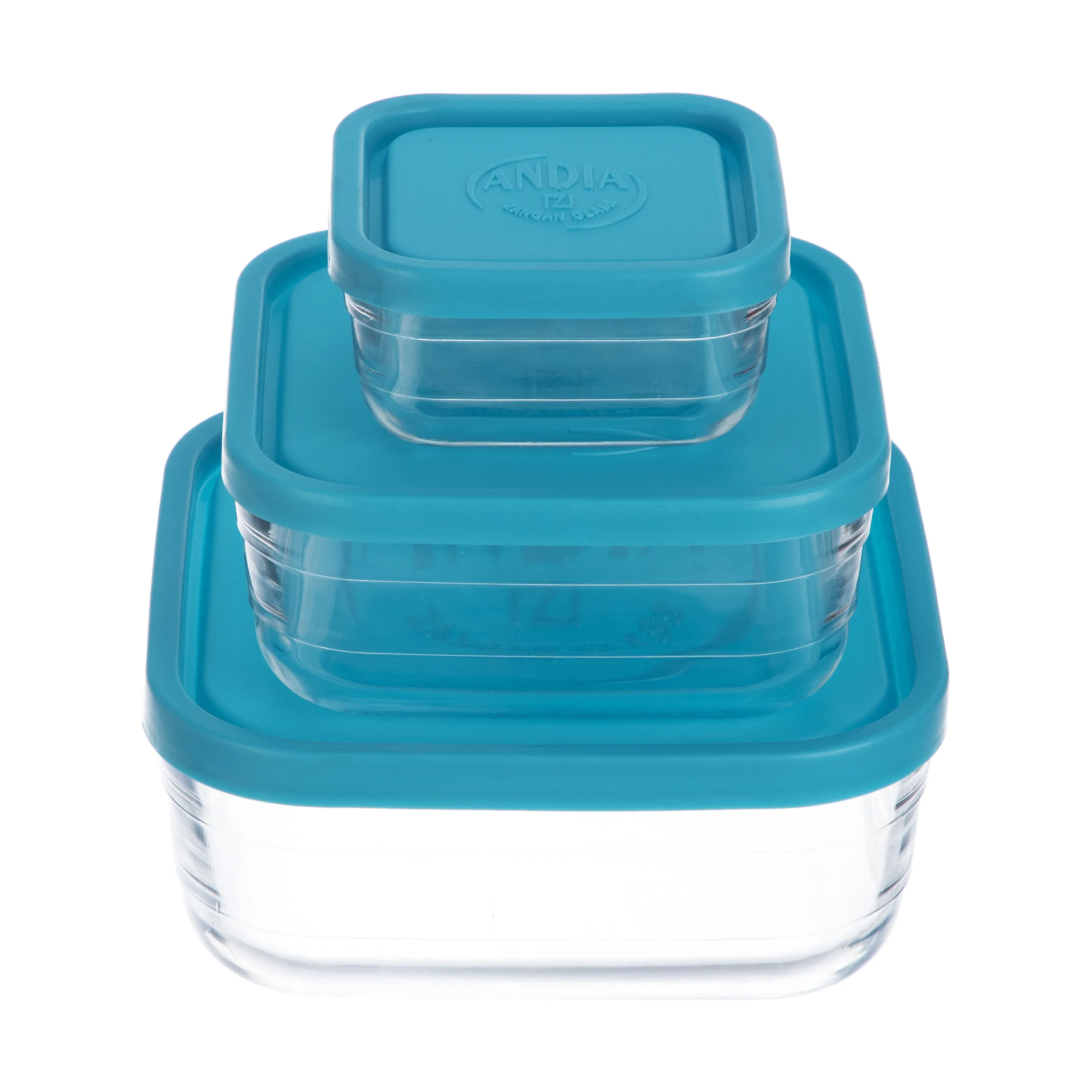 ظرف نگه دارنده زنجان گلس مدل Andia مجموعه 3 عددی