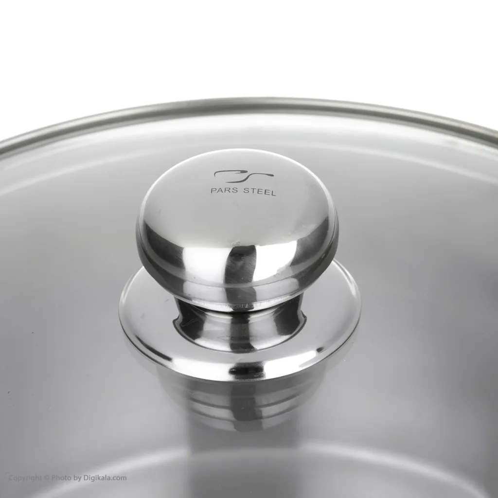 قابلمه پارس استیل مدل کف سه لایه کد 240 سایز 24